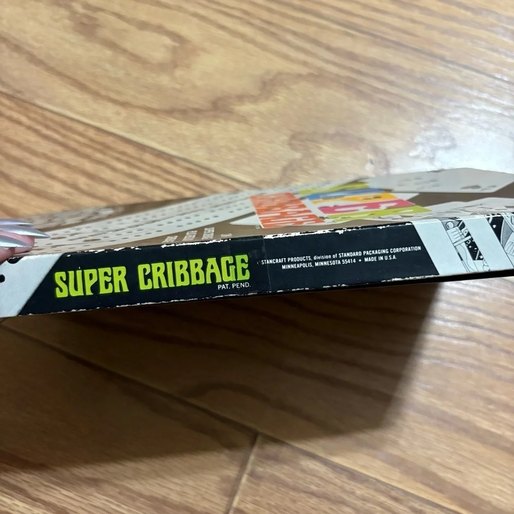 Vintage Super Cribbage Game